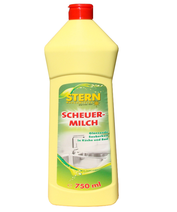 Scheuermilch / Reinigungsmittel mit Schleifpartikeln