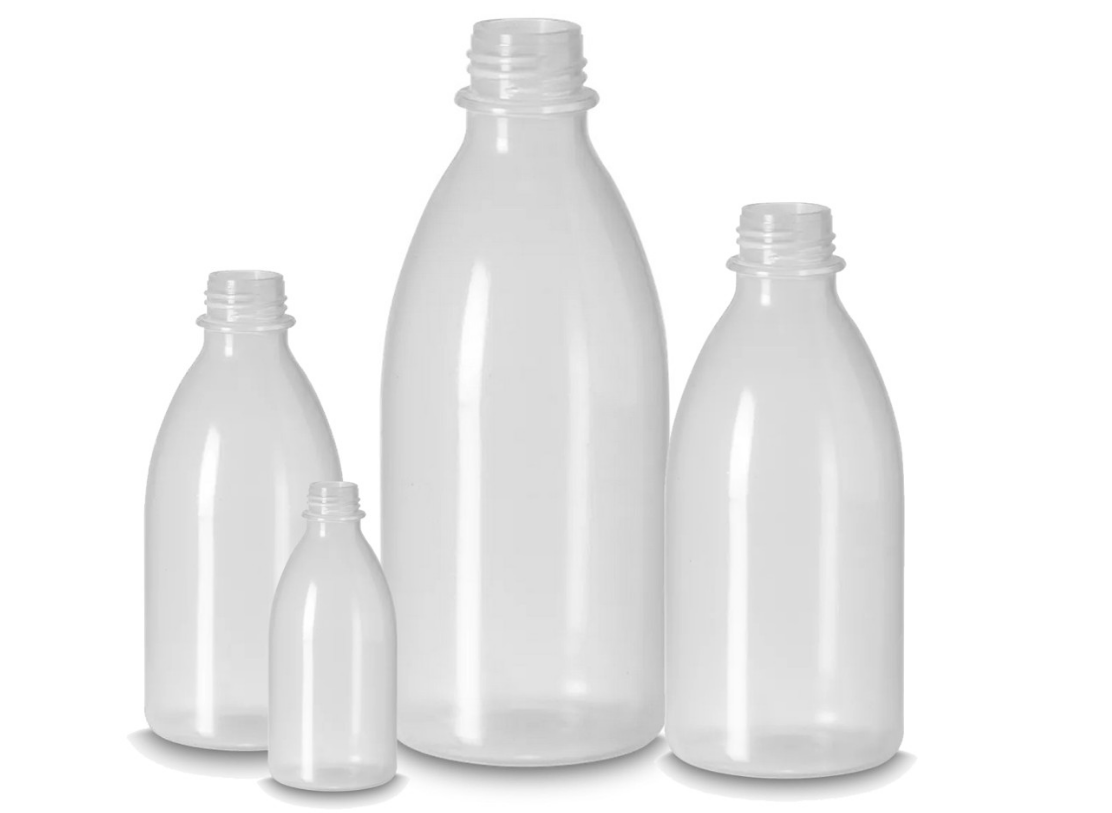 Enghalsflaschen aus Polyethylen