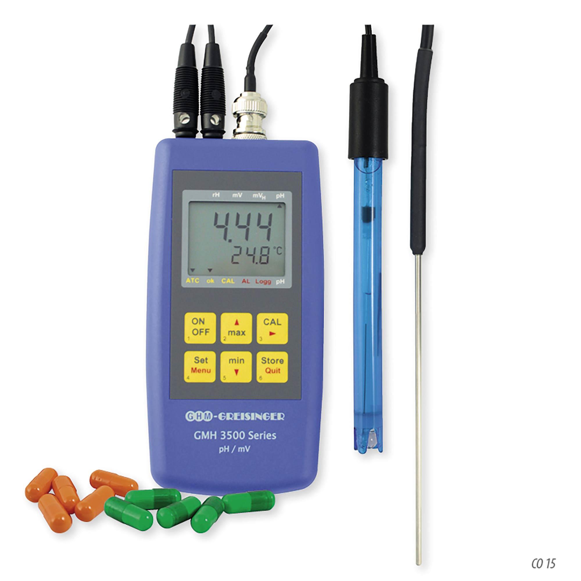 pH- und Temperaturmessgerät, Typ GMH 3511 (Set)